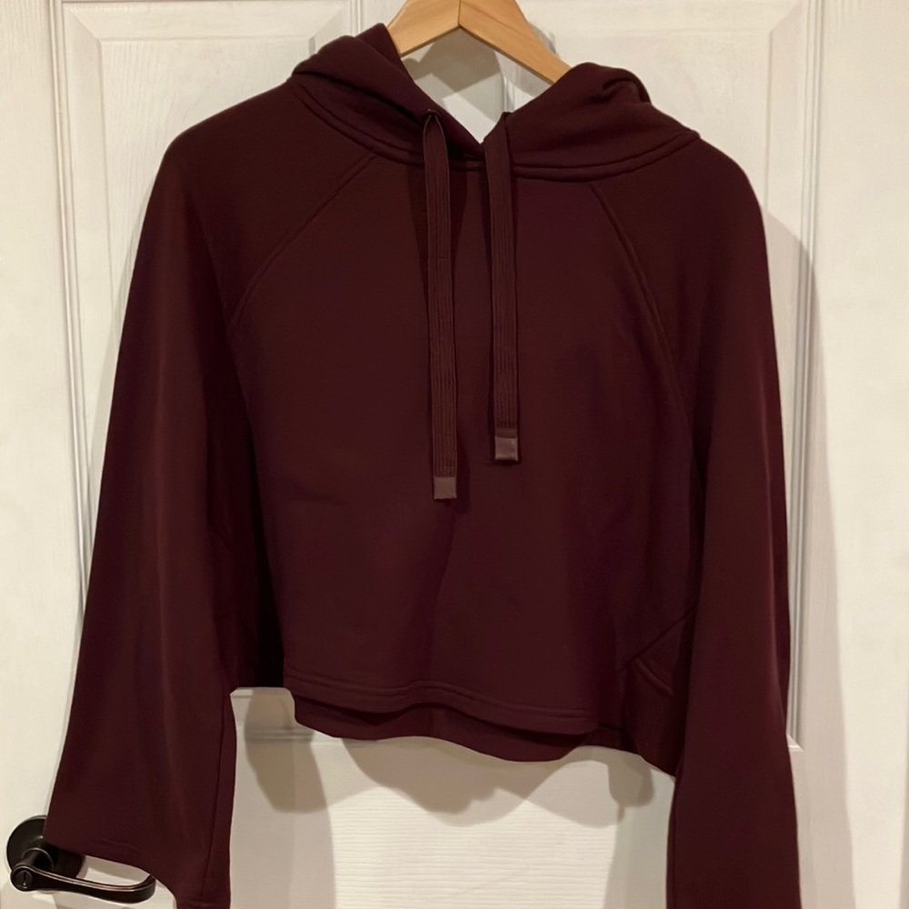 ATHLETA HOODIE CROP TOP